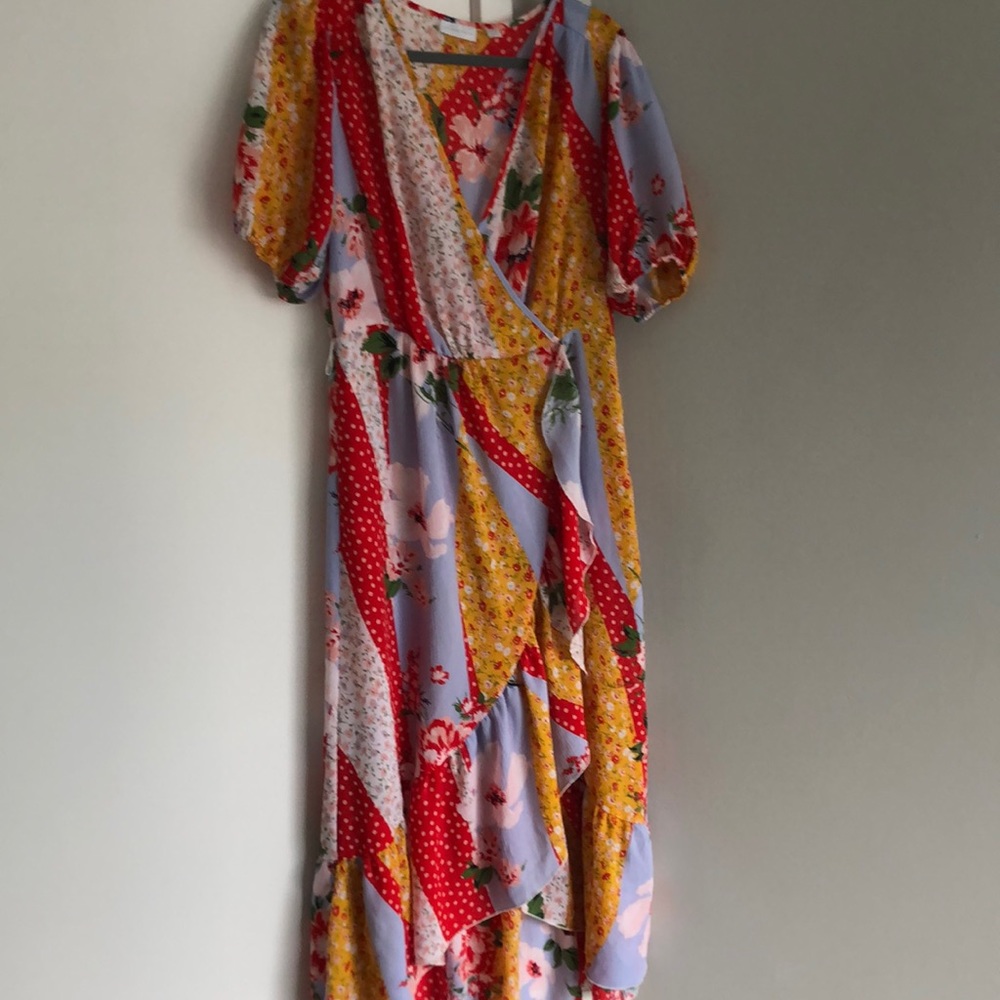 Very colorful dress new without tags